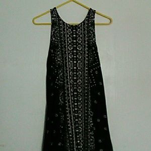 Bohemian print swing dress